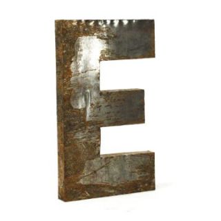 Letter E Metal Wall Art   21W x 36.3H in.   Wall Sculptures and Panels