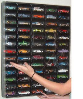 Mascar Ultima Hotwheels Matchbox 1/64 scale Display case with Clear Snap On Dust Cover for 65 cars Toys & Games
