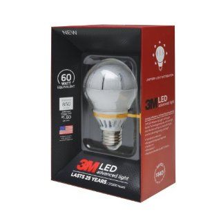 3M LED Advanced Light Bulb, Warm White, 60 Watt Equivalent, 850 Lumens   Led Household Light Bulbs  