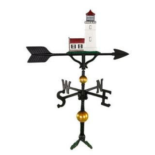 Deluxe Color Cottage Lighthouse Weathervane   32 in.   Weathervanes