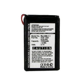 RTI T2B Remote Control Battery RLI 009 1.1 Li Ion 3.7V (1100 mAh) Battery   Replacement For RTI ATB 850 and ATB 1200 Electronics