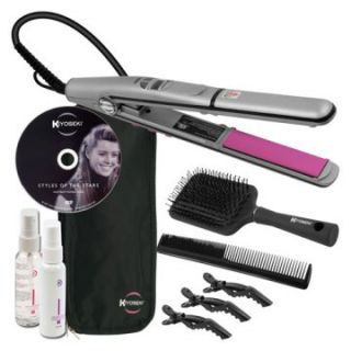Kiyoseki Mineral Ceramic 3 in 1 Styler with Flat Iron and More   Hair Styling Tools