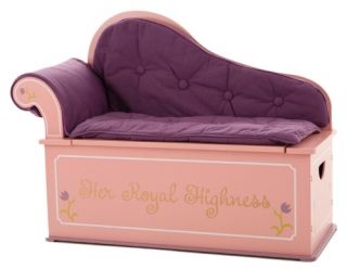 Levels of Discovery Princess Fainting Couch with Storage   Toy Storage