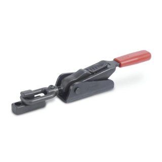 JW Winco Series GN 852.1 Steel Latch Type Toggle Clamp with Locking Mechanism, Metric Size, Clamp Size 1400, 15000 Newton Holding Capacity