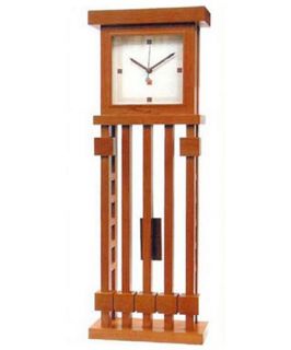 Frank Lloyd Wright Bogk House Wall Clock   8.5 Inches Wide   Wall Clocks