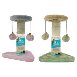 Penn Plax Tri post Kitty Playground with Sisal Scratching Pad   Cat Scratching Posts