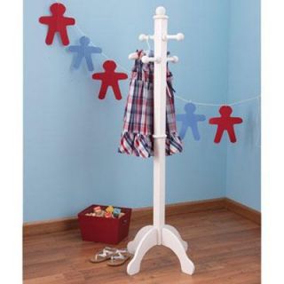 KidKraft Deluxe Clothespole with Pegs   White   Daycare Storage