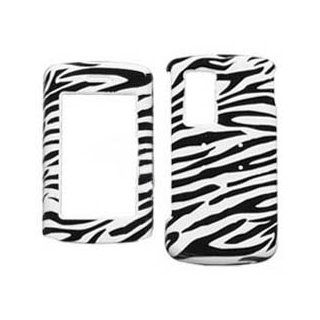Fits LG Glimmer AX830 Cell Phone Snap on Protector Faceplate Cover Housing Hard Case   Zebra Skin 