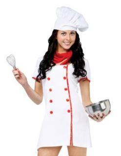 Fun World Sexy Funny Womens Chef Cook Halloween Costume M/L Clothing