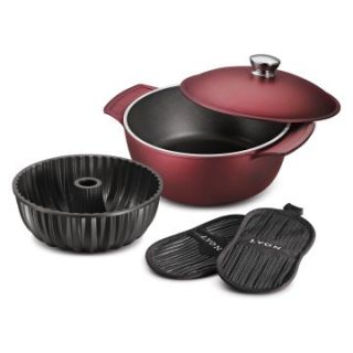 Tramontina Limited Editions LYON 5 Pc Multi Cooking System   Garnet   Cookware Sets