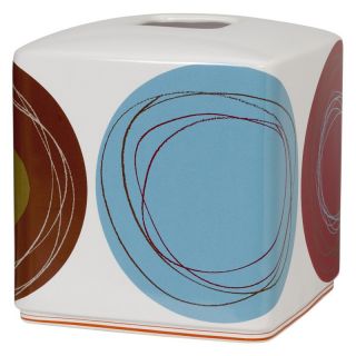 Creative Bath Products Dot Swirl Tissue Box   Tissue Holders