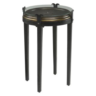 Hammary Hidden Treasures Round Clock Accent Table   End Tables