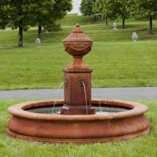 Campania International Chaumont Cast Stone Outdoor Fountain   Fountains