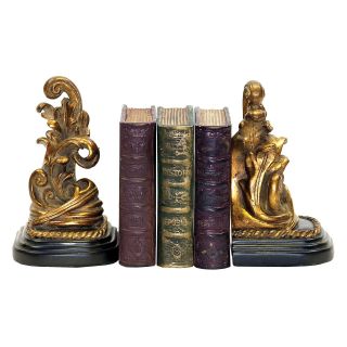 Elk Lighting Tuscan Scroll Bookends   Bookends