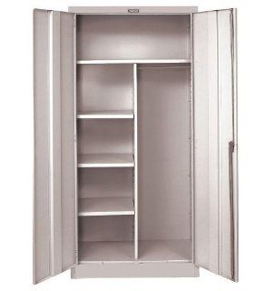 800 Series 48" Stationary Combination Cabinet Color Platinum Antimicrobial  Modular Storage Systems 