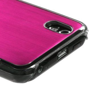 MYBAT LGLS855HPCBKCO007NP Premium Metallic Cosmo Case for LG LS855 (Marquee)   1 Pack   Retail Packaging   Hot Pink Cell Phones & Accessories