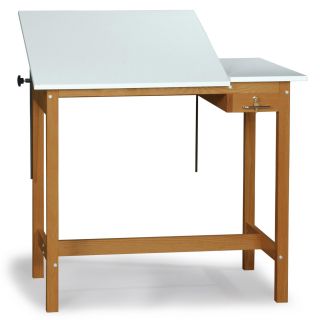 SMI Pacific Split Top Drafting Table with Storage   Drafting & Drawing Tables