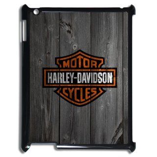 Personalized Motorcycle Harley Davidson Wood Look Ipad 2/3/4 Hard Plastic Case Cover Cell Phones & Accessories