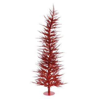 Vickerman Red Laser Christmas Tree   Christmas Trees