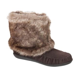 Daniel Green Womens Trista Bootie Slippers   Chocolate   Womens Slippers
