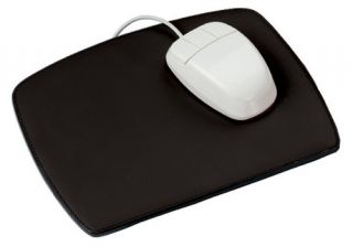 Royce Leather Genuine Leather Mouse Pad Black   Office Desk Accessories