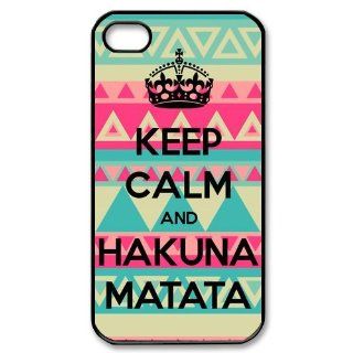 Hakuna Matata Case for Iphone 4/4s Petercustomshop IPhone 4 PC00019 Cell Phones & Accessories