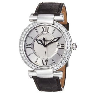 Chopard Women's Imperiale Silver Dial Black Strap Diamond Watch 388532 3003 at  Women's Watch store.