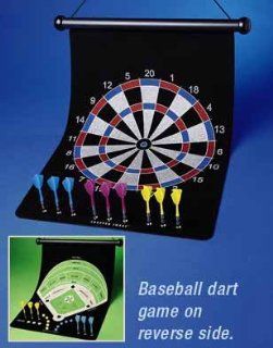 Sharper Image Dual Baseball Classic Darts & Flexible Magnetic Dart Board  Dartboards  Sports & Outdoors