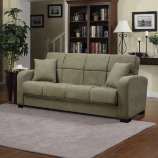 Handy Living Damen Convert a Couch®   Sage Green Microfiber   Sleeper Sofas