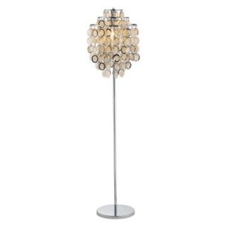 Adesso 3637 22 Shimmy Chrome Floor Touch Lamp   Floor Lamps