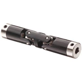 Boston Gear JPD621/4 Universal Joint, Double, Molded, 0.250" Bore, 0.860" Bore Depth, 3.516" Length, 0.625" Outside Diameter, 47 ft/lbs Max Torque, Delrin Pin And Block Universal Joints