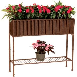 Deer Park Ironworks Solera Planter with Tin Liner   Raised Bed & Container Gardening