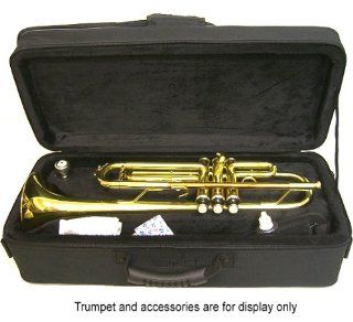 SKY Lightweight Case for Trumpet, Backpackable, Black Musical Instruments