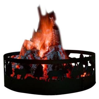 Northwoods Moose 36 Inch Fire Ring   Fire Pits