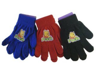 Disney Winnie the Pooh Red Magic Stretch Winnie the Pooh Gloves   Winnie the Pooh Mittens (Red Pair Only) Toys & Games