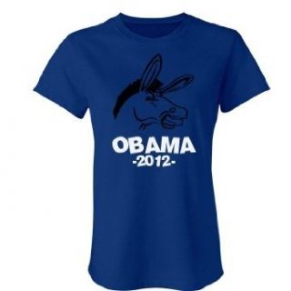 Anti Obama 2012 Custom Junior Fit Classic T Shirt Apparel Clothing