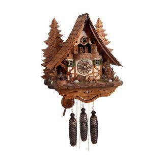River City Clocks MD880 18 Dancing Bears in the Forest Musical Chalet Cuckoo Clock   Cuckoo Clocks