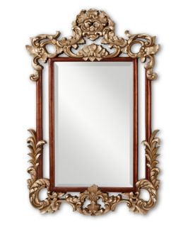 Suzanne Old World Champagne Arched Wall Mirror   36W x 55H in.   Wall Mirrors