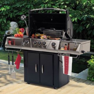 Vermont Castings Heritage 4 Burner Gas Grill   Black   Gas Grills