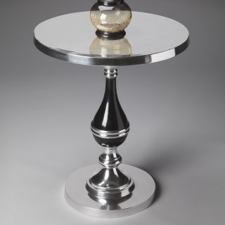 Butler Accent Table   Nickel Plated   End Tables