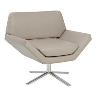Euro Style Carlotta Lounge Chair   Tan   Accent Chairs