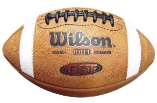 Wilson GST Official NCAA Game Football  Sports & Outdoors