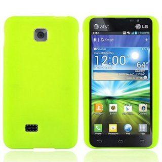 CoverON(TM) Soft Silicone NEON GREEN Skin Cover Case with for LG P870 ESCAPE / 870 SALEEN ATT [WCP864] Cell Phones & Accessories