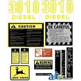 A & I Products Hood Decal Replacement for John Deere Part Number JD411S