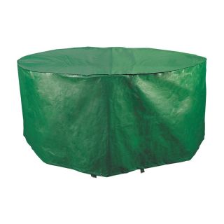 Bosmere B320 Round Patio Set Cover   74 diam. in.   Green   Outdoor Furniture Covers