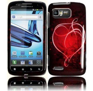 Heart On Stars Hard Case Cover for Motorola Atrix 2 MB865 Cell Phones & Accessories