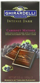 Ghirardelli Chocolate Intense Dark Cabernet Matinee Bar, 3.5 oz  Candy And Chocolate Bars  Grocery & Gourmet Food