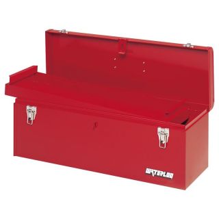 Waterloo 24 inch Tool Box with Metal Tote Tray   Tool Boxes