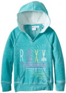 Roxy Girls 7 16 RG School Spirit Hoodie, Aquatic Blue, Small Fashion Hoodies Clothing