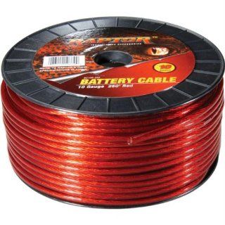 METRA Ltd BC10R 250 Metra Battery Cable 10GA 250' Red Electronics